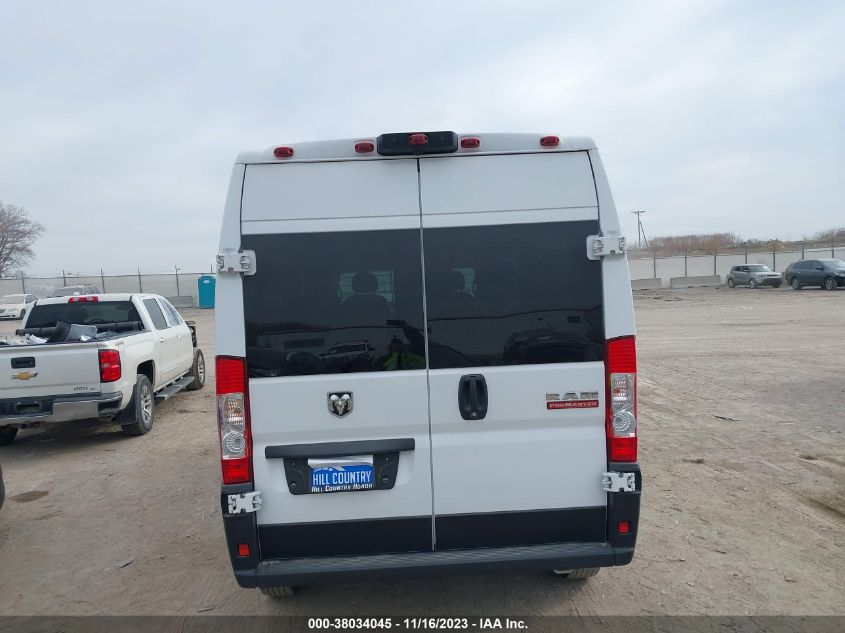 2021 RAM PROMASTER 2500 HIGH ROOF 159" WB 3C6LRVDG3ME543600