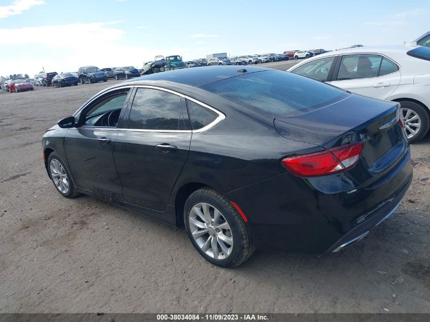 2015 CHRYSLER 200 C - 1C3CCCCG3FN517033