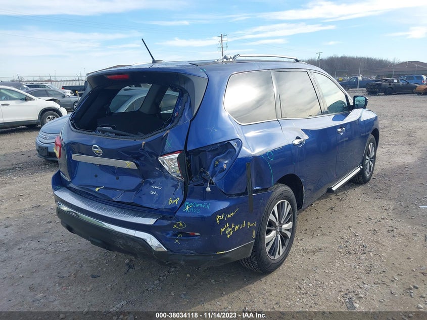 VIN 5N1DR2MM0HC641834 2017 NISSAN PATHFINDER S/SV/SL/PLATINUM