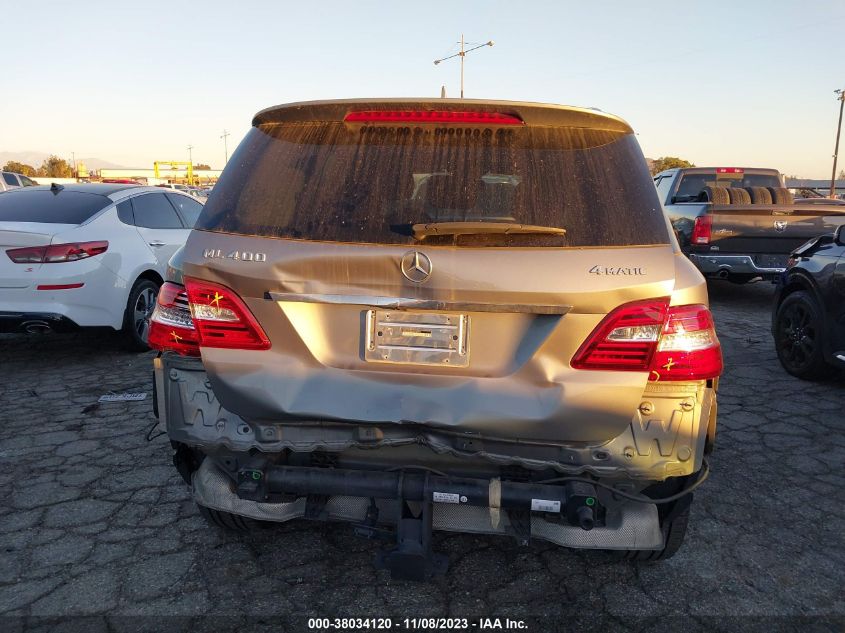 2015 MERCEDES-BENZ ML 400 4MATIC - 4JGDA5GB4FA520073