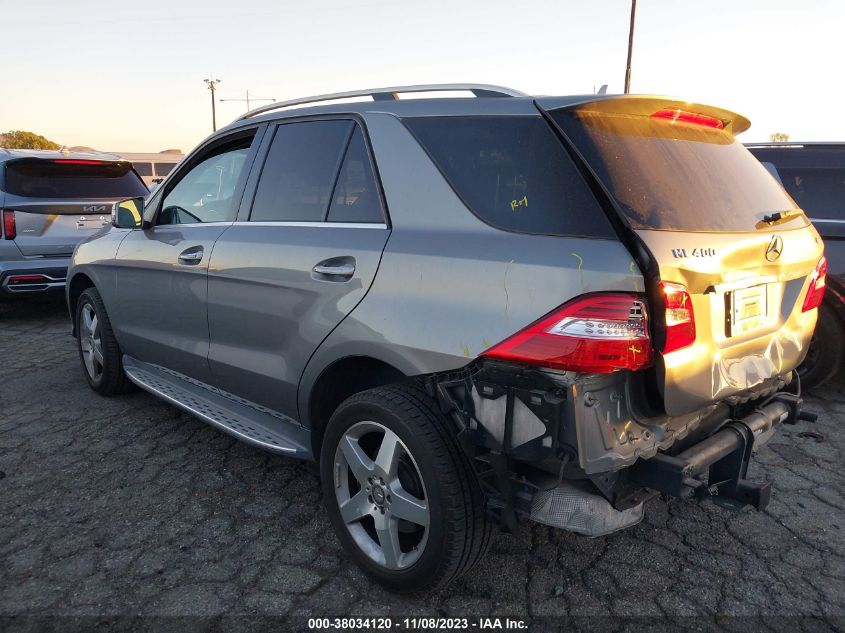 2015 MERCEDES-BENZ ML 400 4MATIC - 4JGDA5GB4FA520073