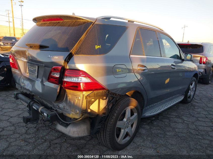 2015 MERCEDES-BENZ ML 400 4MATIC - 4JGDA5GB4FA520073