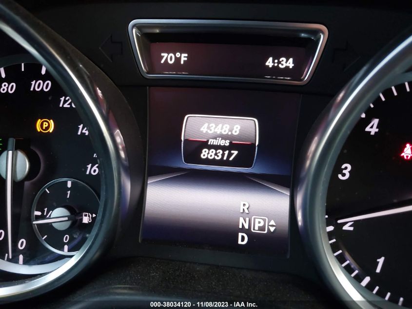 2015 MERCEDES-BENZ ML 400 4MATIC - 4JGDA5GB4FA520073
