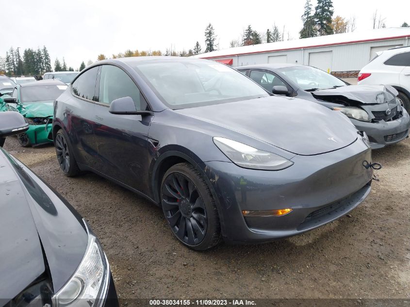 7SAYGDEF8NF494025 TESLA MODEL Y PERFORMANCE DUAL MOTOR 2022