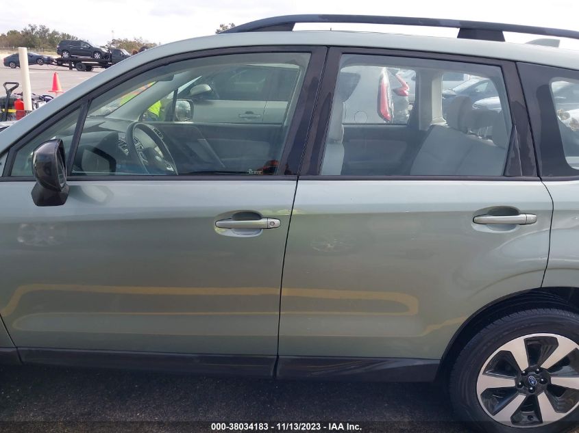 2018 SUBARU FORESTER 2.5I - JF2SJABC3JH529899