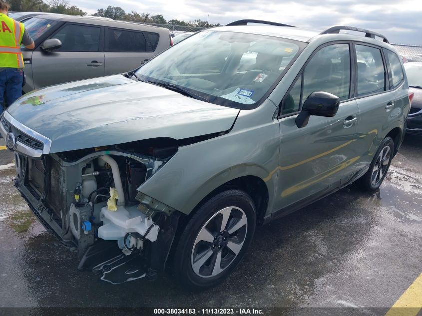2018 SUBARU FORESTER 2.5I - JF2SJABC3JH529899