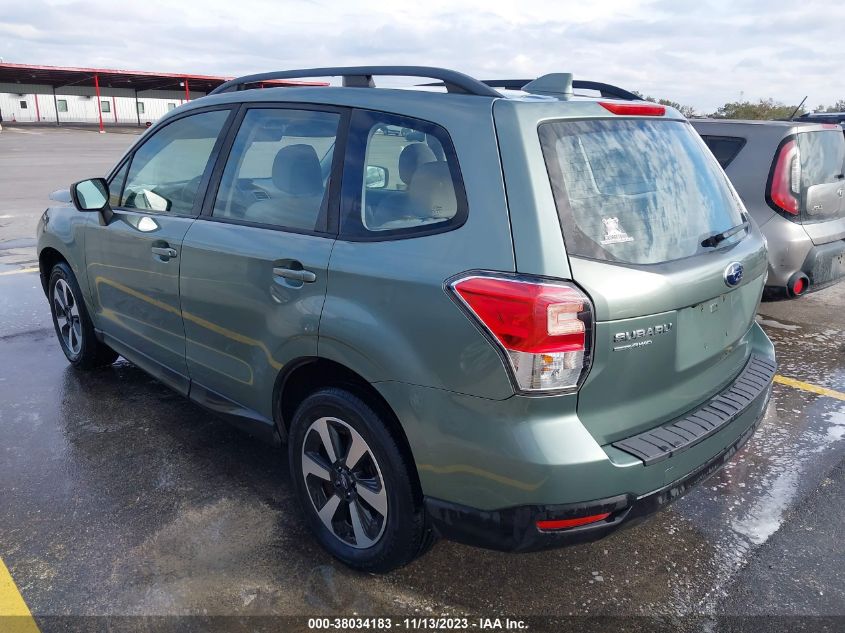 2018 SUBARU FORESTER 2.5I - JF2SJABC3JH529899
