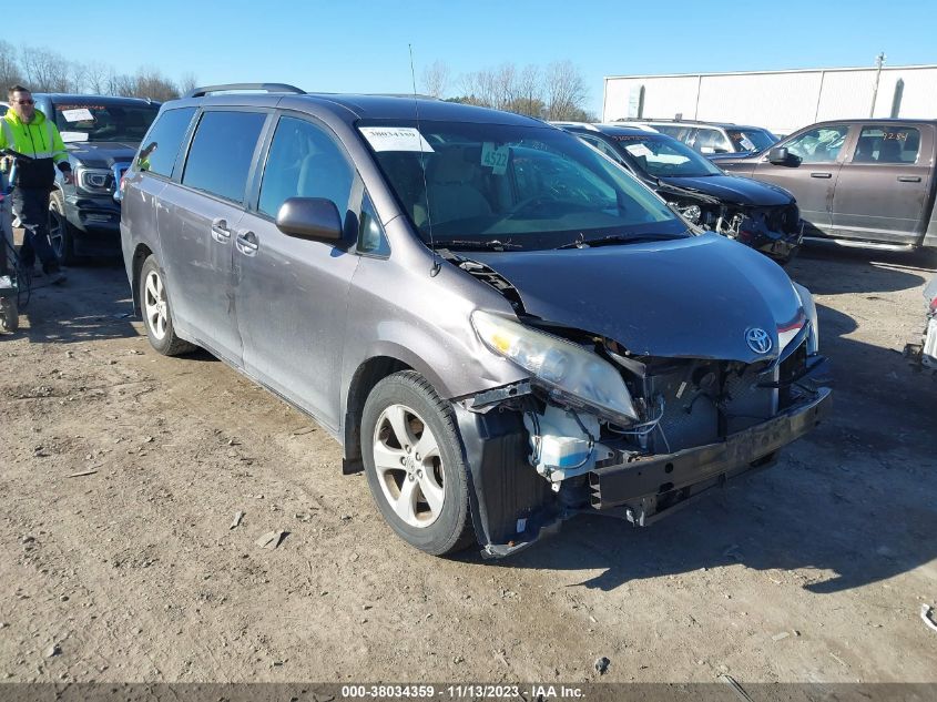 2013 TOYOTA SIENNA LE V6 8 PASSENGER - 5TDKK3DC6DS313405