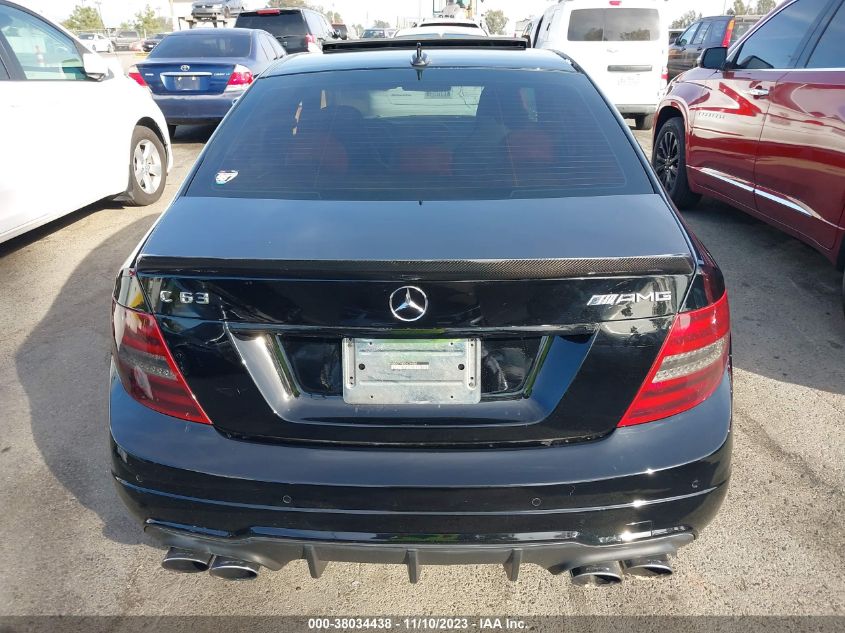 2013 MERCEDES-BENZ C 63 AMG WDDGF7HBXDA744089