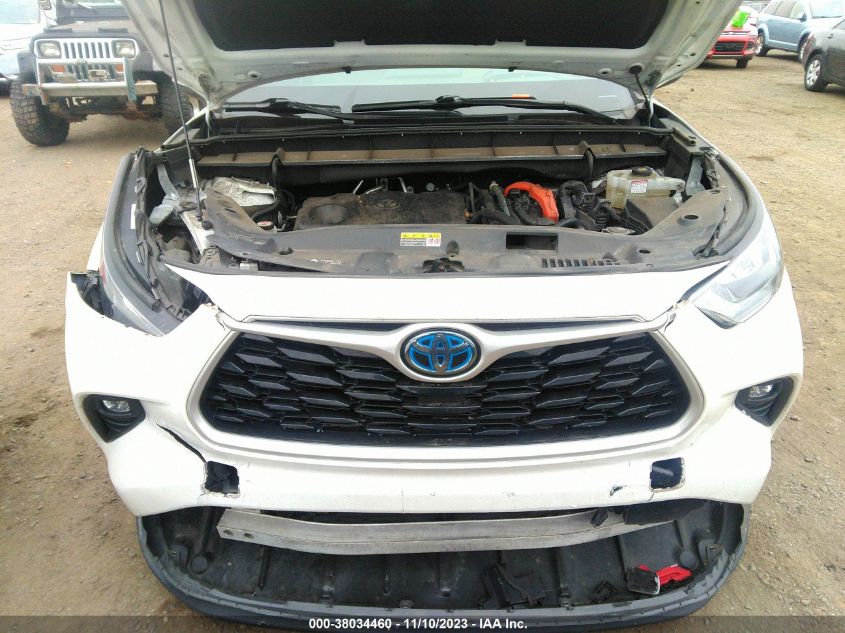 2020 TOYOTA HIGHLANDER HYBRID XLE - 5TDGBRCH6LS510725