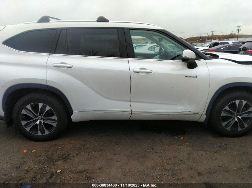 2020 TOYOTA HIGHLANDER HYBRID XLE - 5TDGBRCH6LS510725
