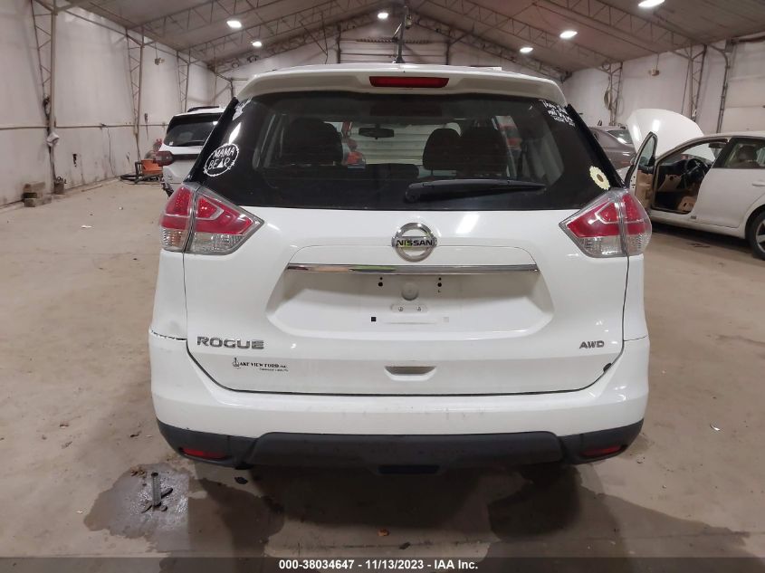 2016 NISSAN ROGUE S - KNMAT2MVXGP635659