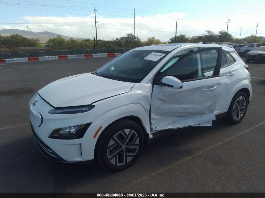 KM8K33AG0PU168359 Hyundai Kona Electric SEL 2