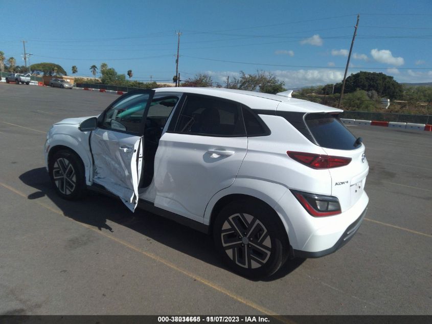 KM8K33AG0PU168359 Hyundai Kona Electric SEL 3