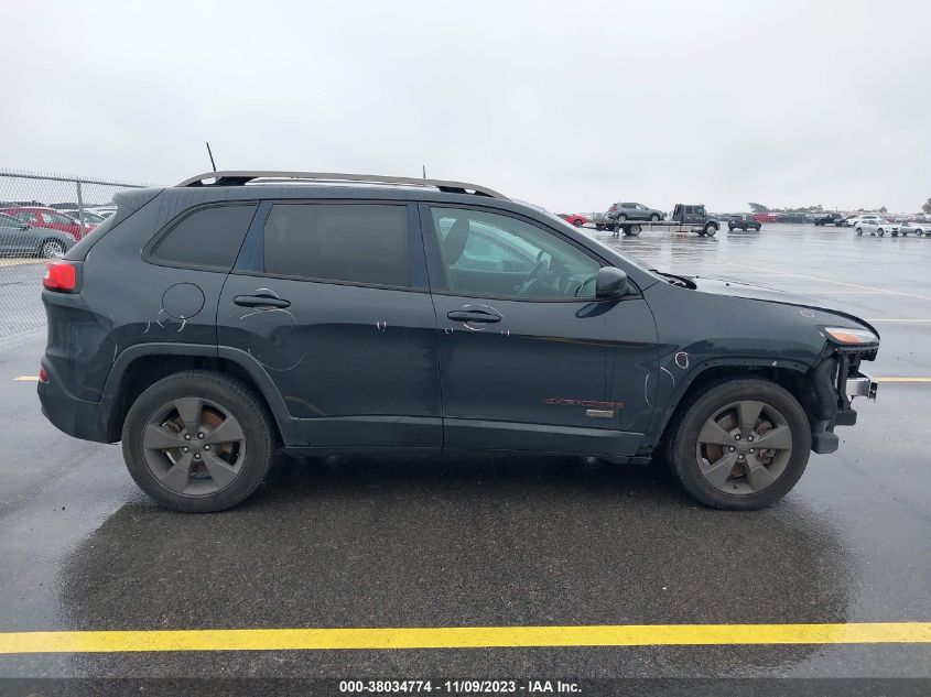 2016 JEEP CHEROKEE 75TH ANNIVERSARY - 1C4PJLCS6GW342229