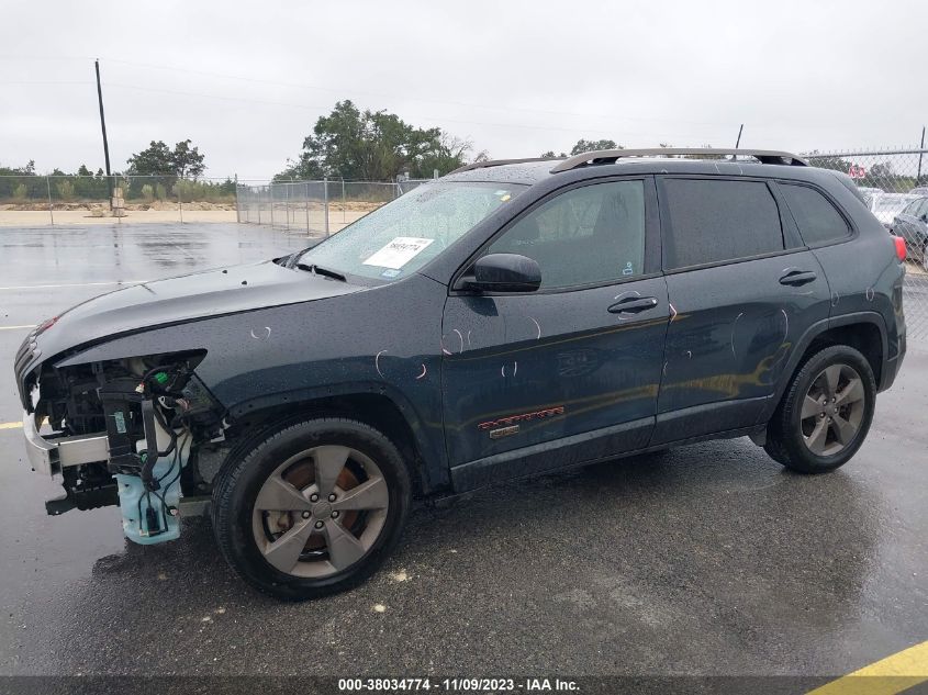 2016 JEEP CHEROKEE 75TH ANNIVERSARY - 1C4PJLCS6GW342229
