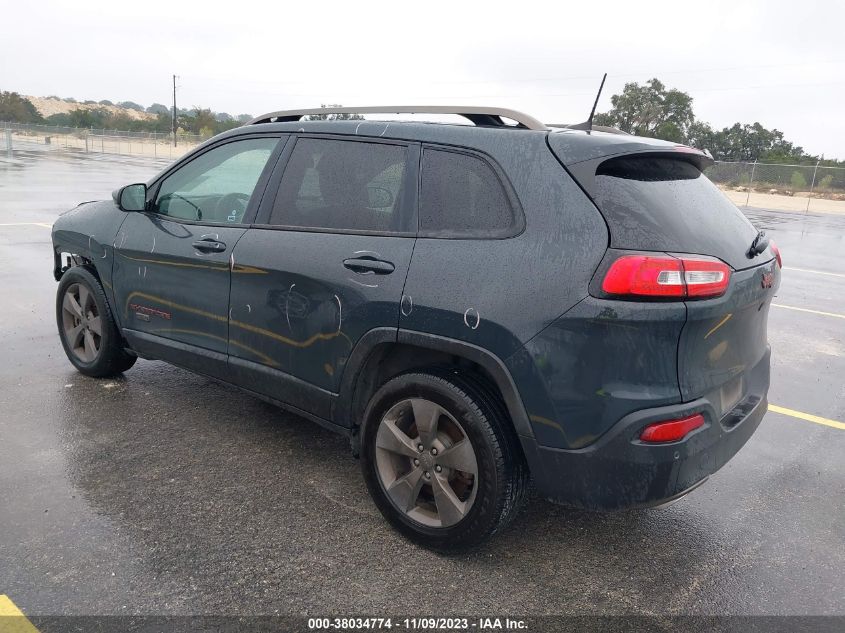 2016 JEEP CHEROKEE 75TH ANNIVERSARY - 1C4PJLCS6GW342229