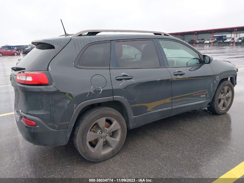 2016 JEEP CHEROKEE 75TH ANNIVERSARY - 1C4PJLCS6GW342229