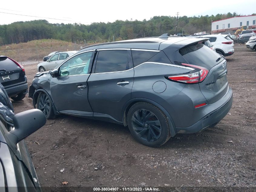 2018 NISSAN MURANO S/SL/SV/PLATINUM - 5N1AZ2MG0JN163485