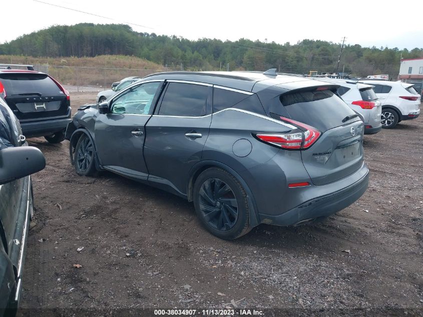 2018 NISSAN MURANO S/SL/SV/PLATINUM - 5N1AZ2MG0JN163485