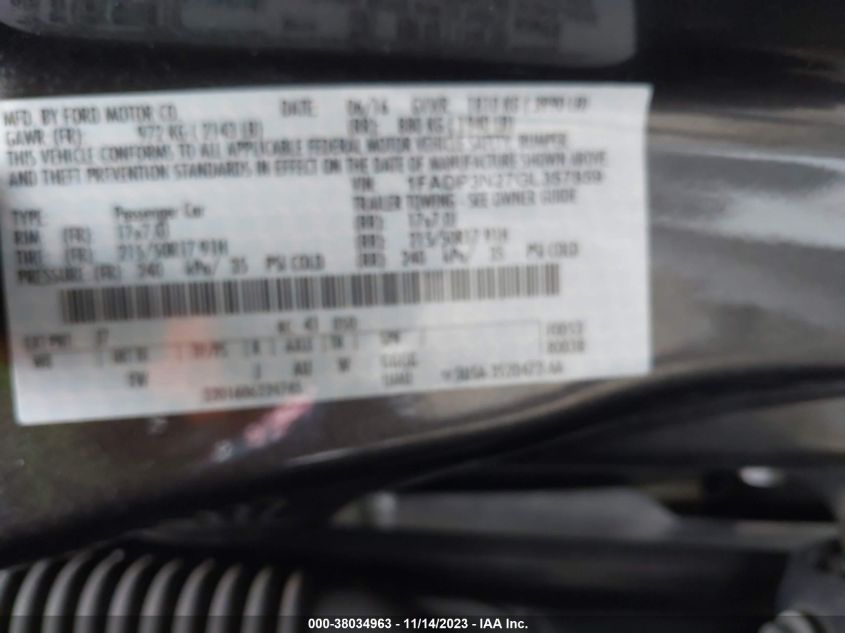 2016 FORD FOCUS TITANIUM - 1FADP3N27GL357859
