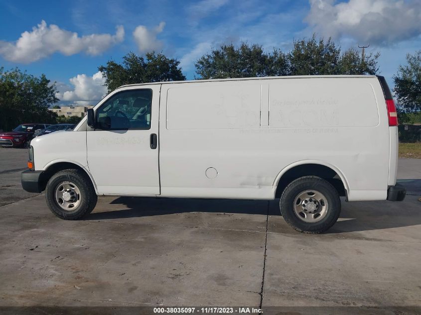 2016 CHEVROLET EXPRESS 2500 WORK VAN 1GCWGAFF8G1135173