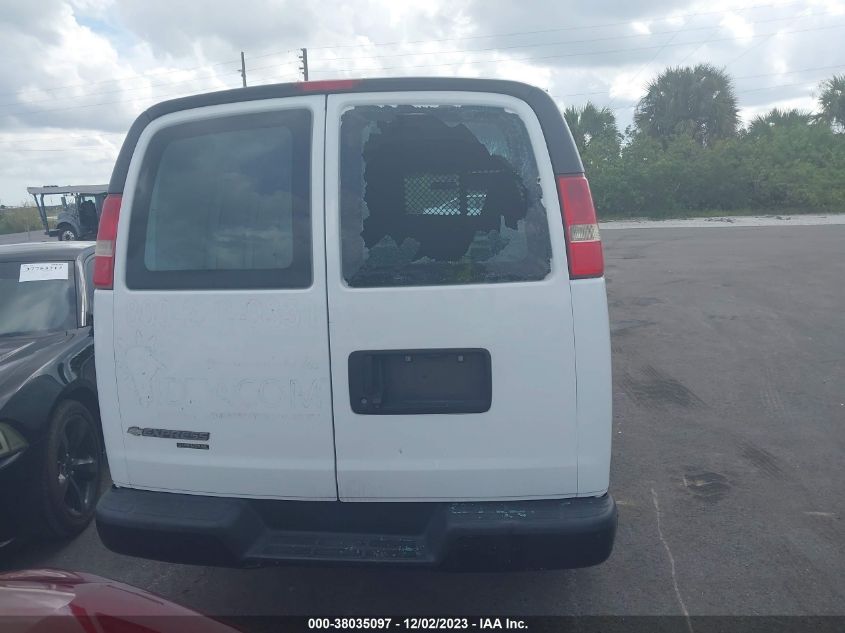 2016 CHEVROLET EXPRESS 2500 WORK VAN 1GCWGAFF8G1135173