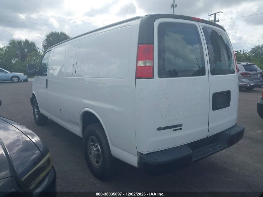 2016 CHEVROLET EXPRESS 2500 WORK VAN 1GCWGAFF8G1135173