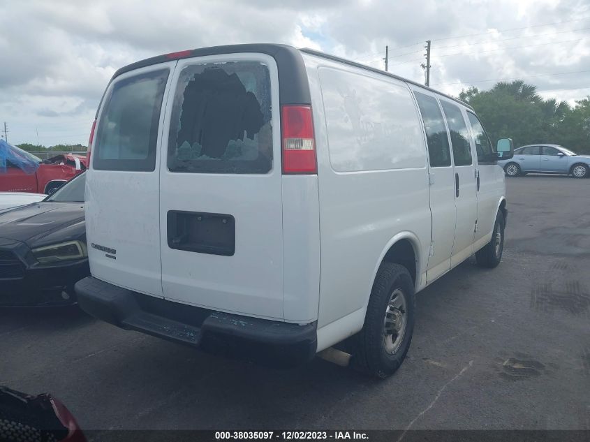 2016 CHEVROLET EXPRESS 2500 WORK VAN 1GCWGAFF8G1135173