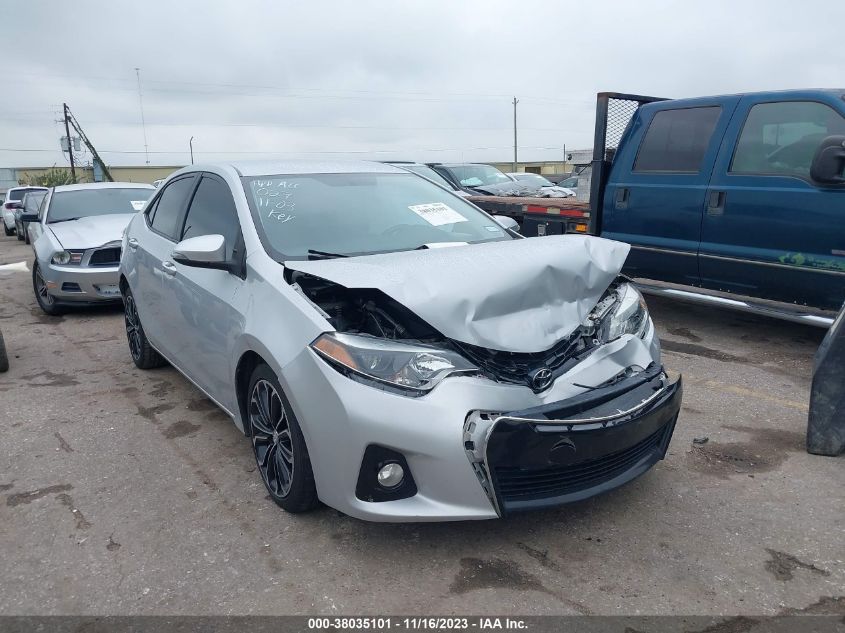 2015 TOYOTA COROLLA L/LE/LE PLS/PRM/S/S PLS - 2T1BURHE2FC453598