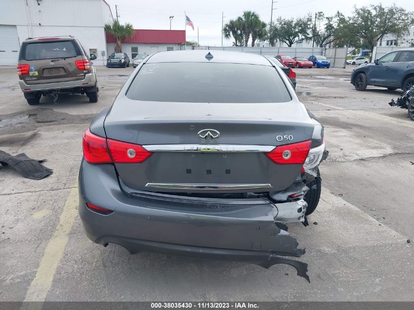 2016 INFINITI Q50 PREMIUM/SPORT - JN1EV7AP7GM302354