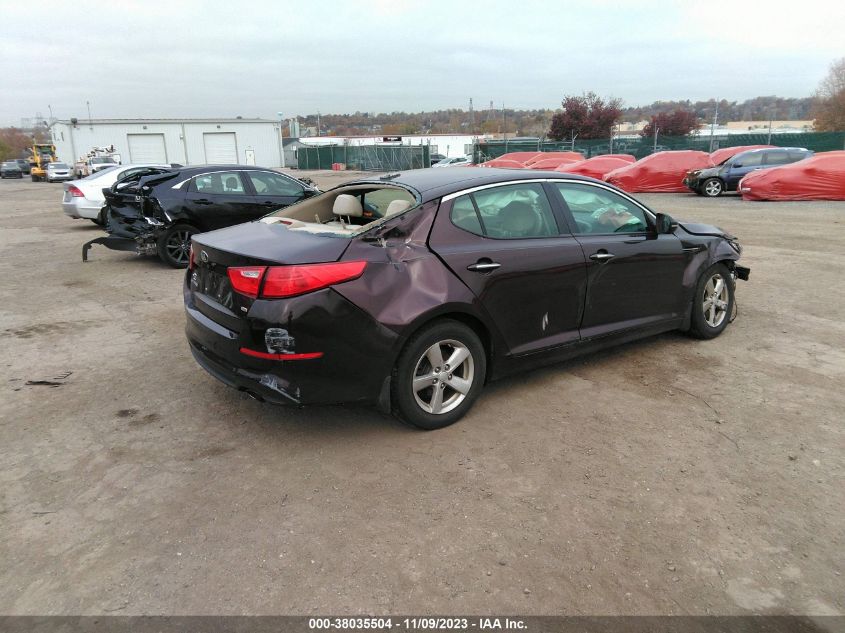 2014 KIA OPTIMA LX - 5XXGM4A76EG264982