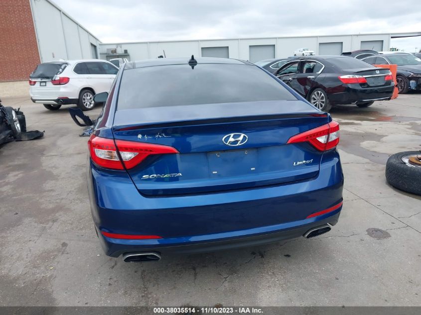 2016 HYUNDAI SONATA 2.4L LIMITED - 5NPE34AF8GH344647