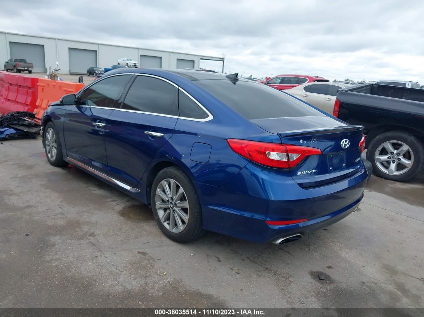 2016 HYUNDAI SONATA 2.4L LIMITED - 5NPE34AF8GH344647