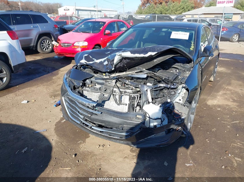 VIN 1G1ZD5ST1NF203542 2022 CHEVROLET MALIBU FWD LT