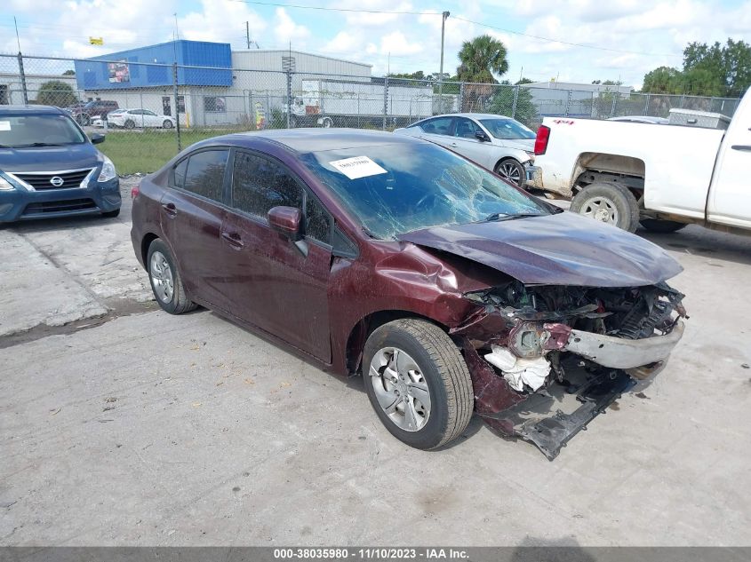 2015 HONDA CIVIC LX - 19XFB2F50FE119122