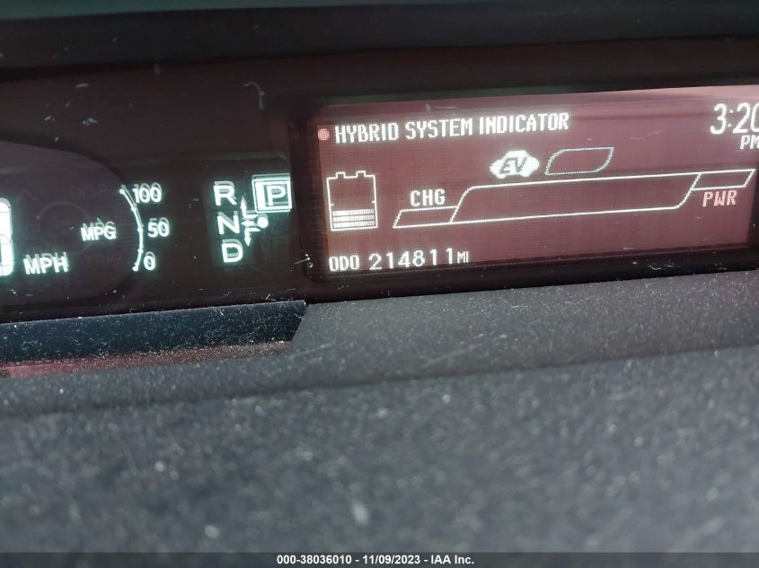2013 TOYOTA PRIUS TWO - JTDKN3DU4D5639466