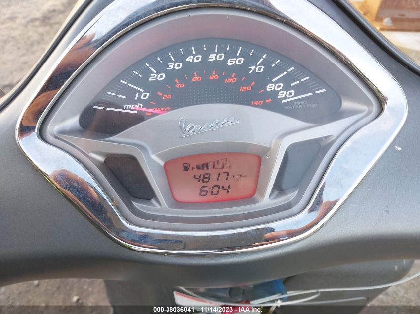 2017 VESPA GTS 300 SUPER ZAPM459LXH5101821