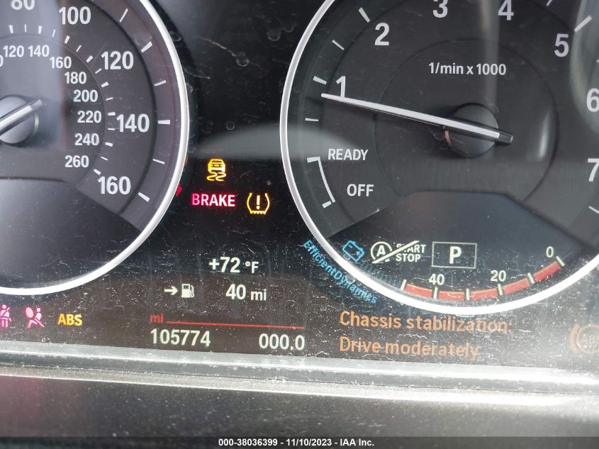 2015 BMW 320I WBA3B1C52FK140324