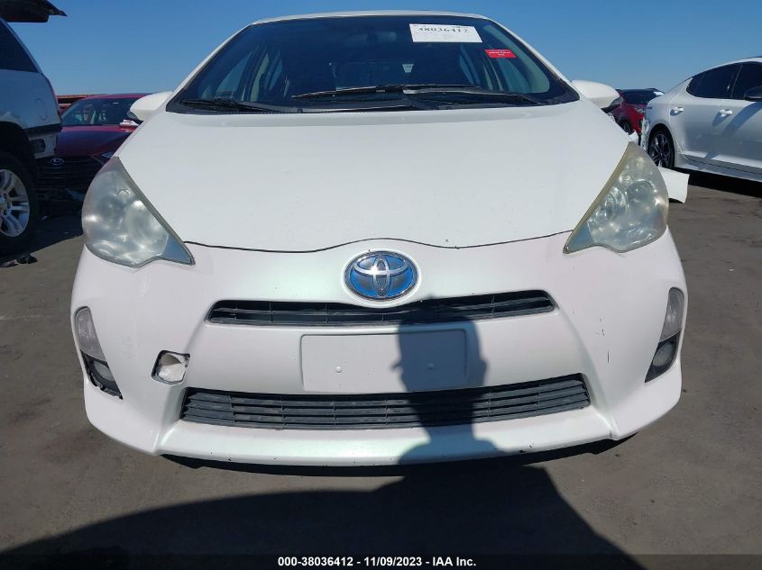 2013 TOYOTA PRIUS C FOUR - JTDKDTB31D1038214
