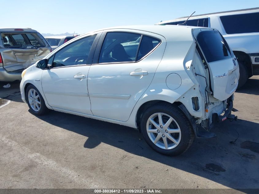 2013 TOYOTA PRIUS C FOUR - JTDKDTB31D1038214