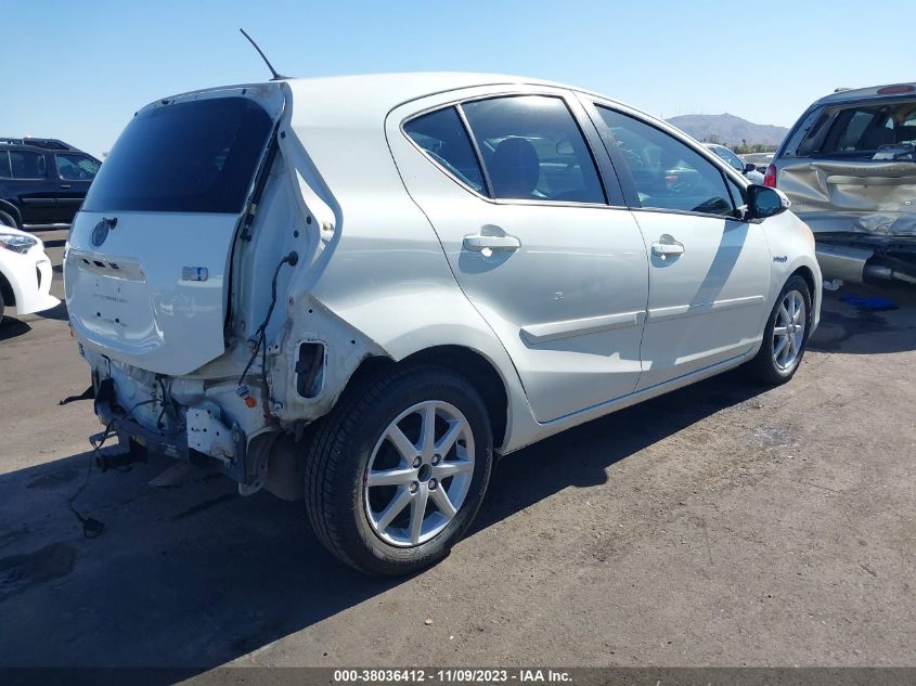 2013 TOYOTA PRIUS C FOUR - JTDKDTB31D1038214