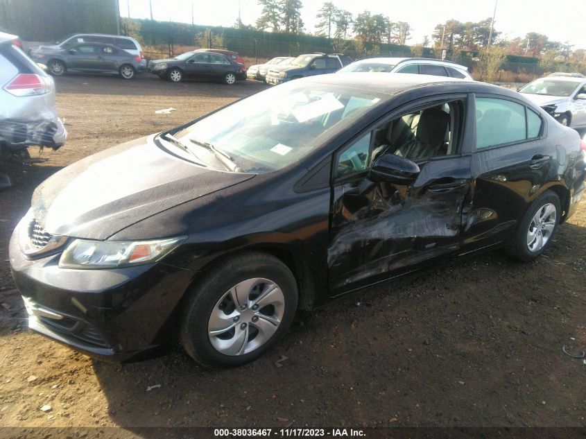 2014 HONDA CIVIC SEDAN LX 2HGFB2F51EH507951