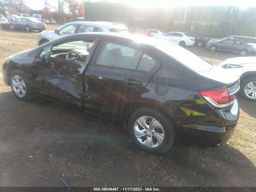 2014 HONDA CIVIC SEDAN LX 2HGFB2F51EH507951