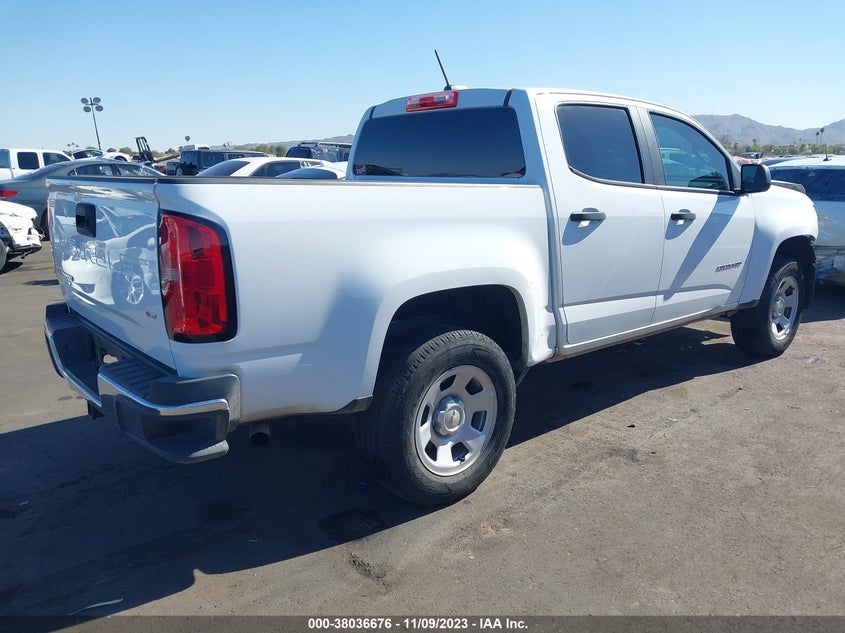 VIN 1GCGSBEN2M1140026 2021 CHEVROLET COLORADO 2WD WORK TRUCK