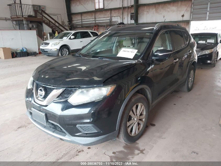2015 NISSAN ROGUE SV - KNMAT2MT8FP524461