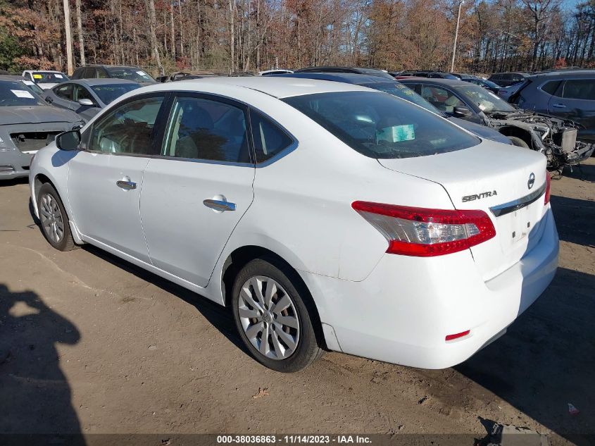 2015 NISSAN SENTRA S/SV/SR/SL - 3N1AB7AP1FY239996