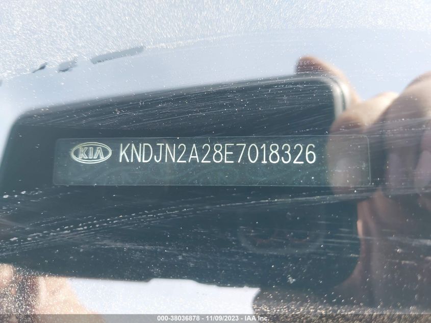 2014 KIA SOUL BASE - KNDJN2A28E7018326