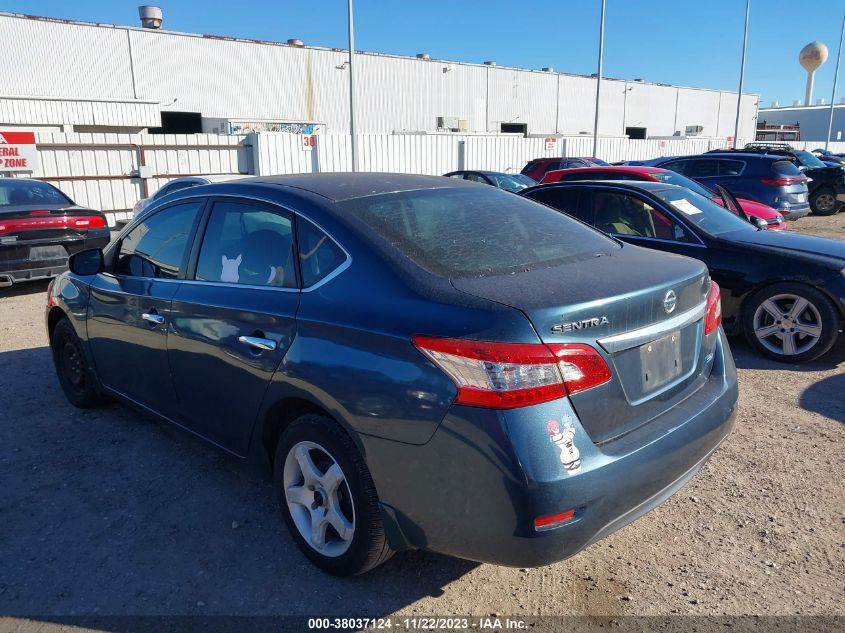 2014 NISSAN SENTRA S/SV/SR/SL - 3N1AB7AP2EY304496