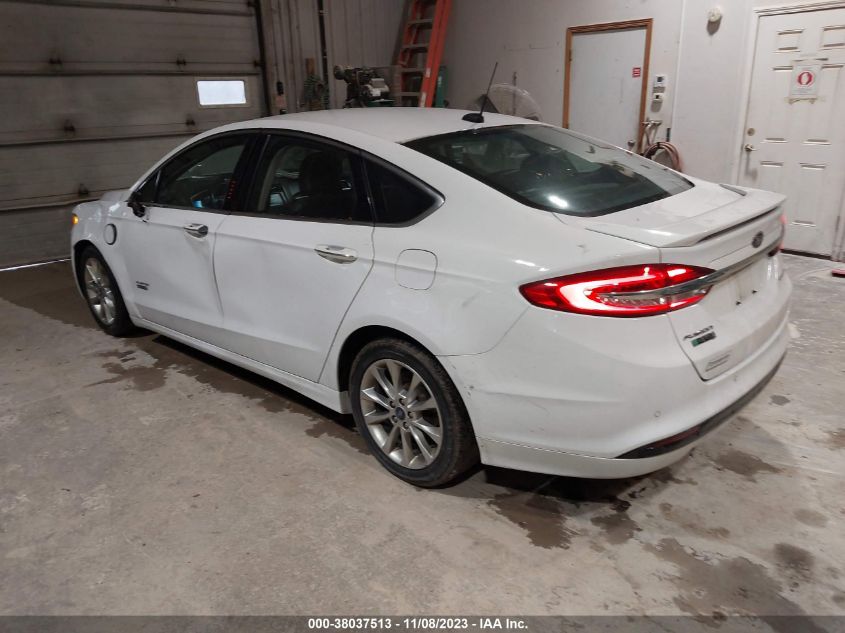 2017 FORD FUSION ENERGI TITANIUM - 3FA6P0SU8HR191478